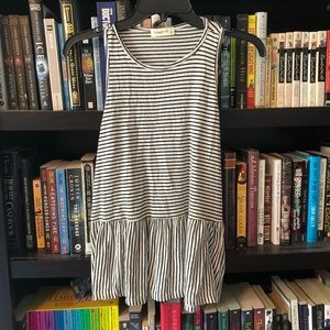 Black and White Striped Tank Top